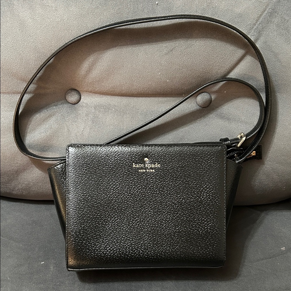 Kate Spade Black Textured Shoulder Bag